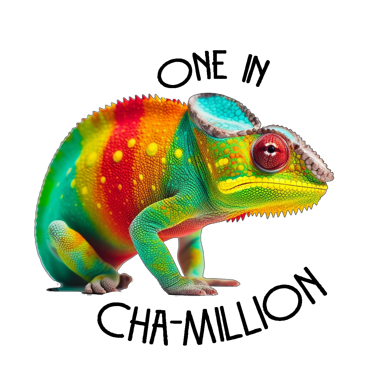 Colorful Rarity - Chameleon Stickers