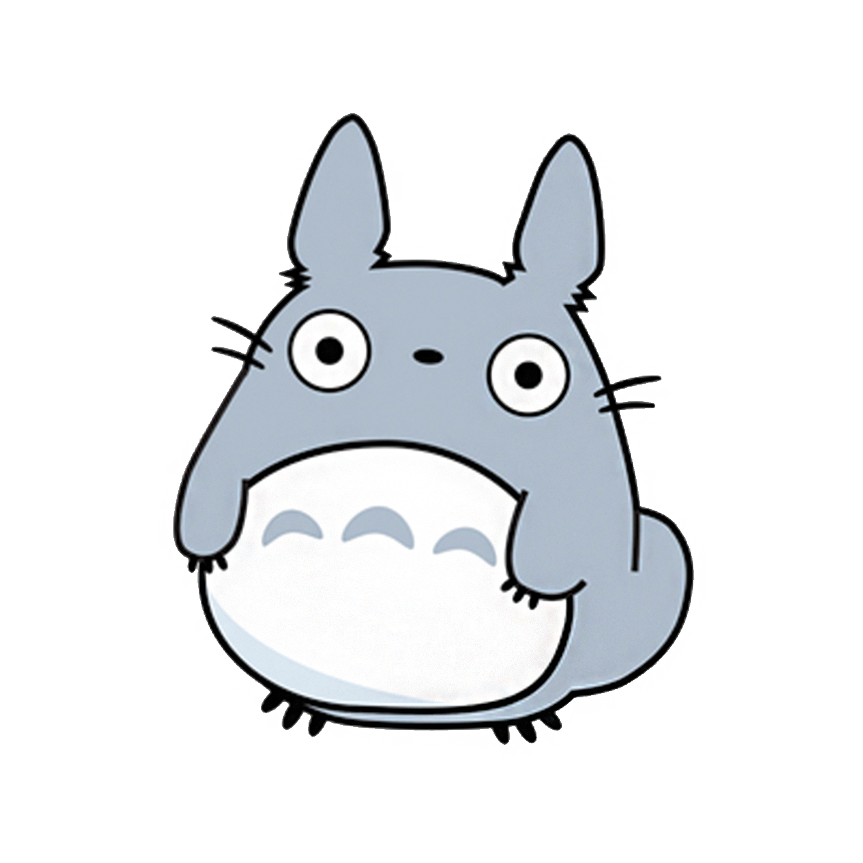 Cute Totoro - Enter the whimsical world of Totoro sticker