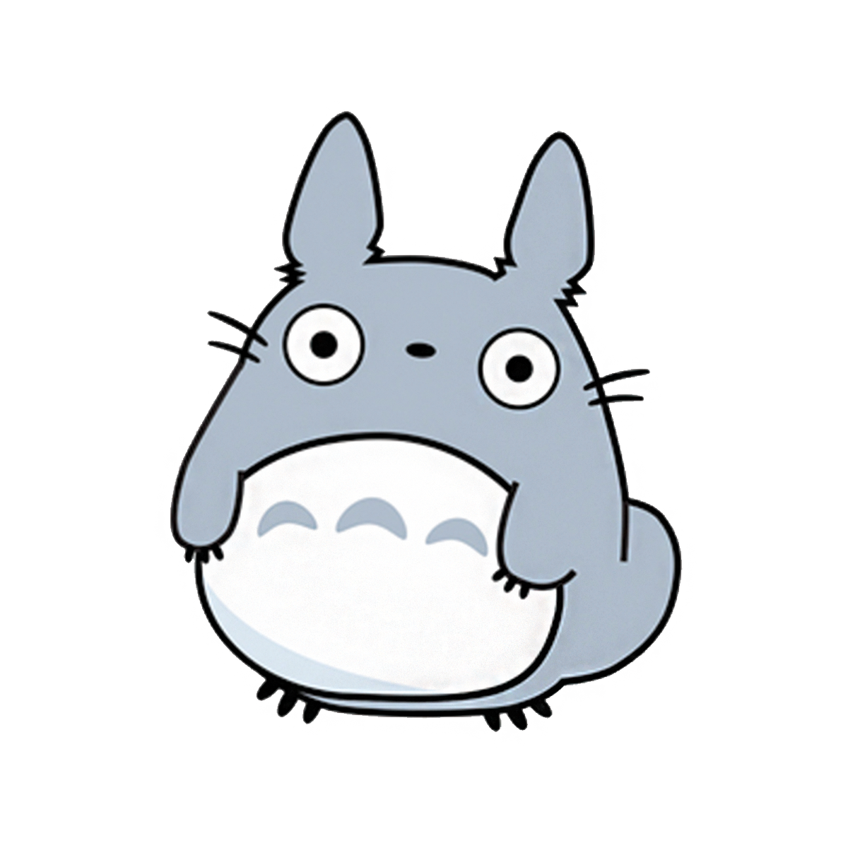 Cute Totoro - Enter the whimsical world of Totoro sticker