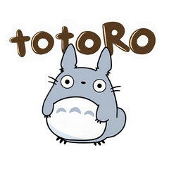 Cute Totoro - Enter the whimsical world of Totoro sticker