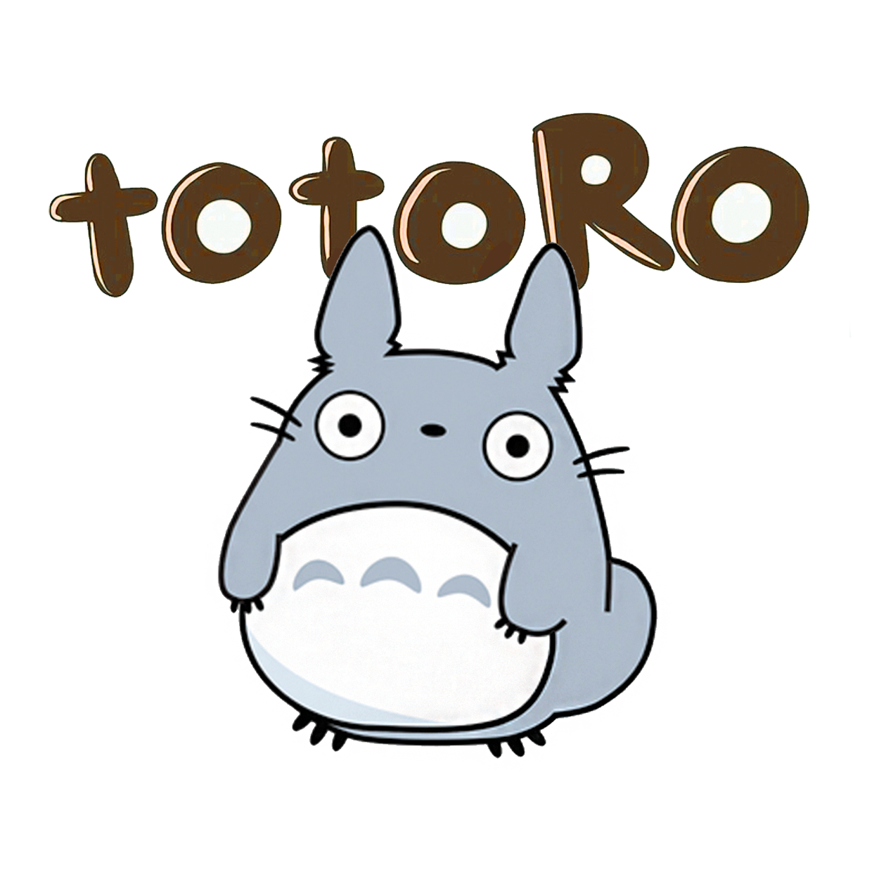 Cute Totoro - Enter the whimsical world of Totoro sticker