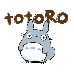 Cute Totoro - Enter the whimsical world of Totoro sticker