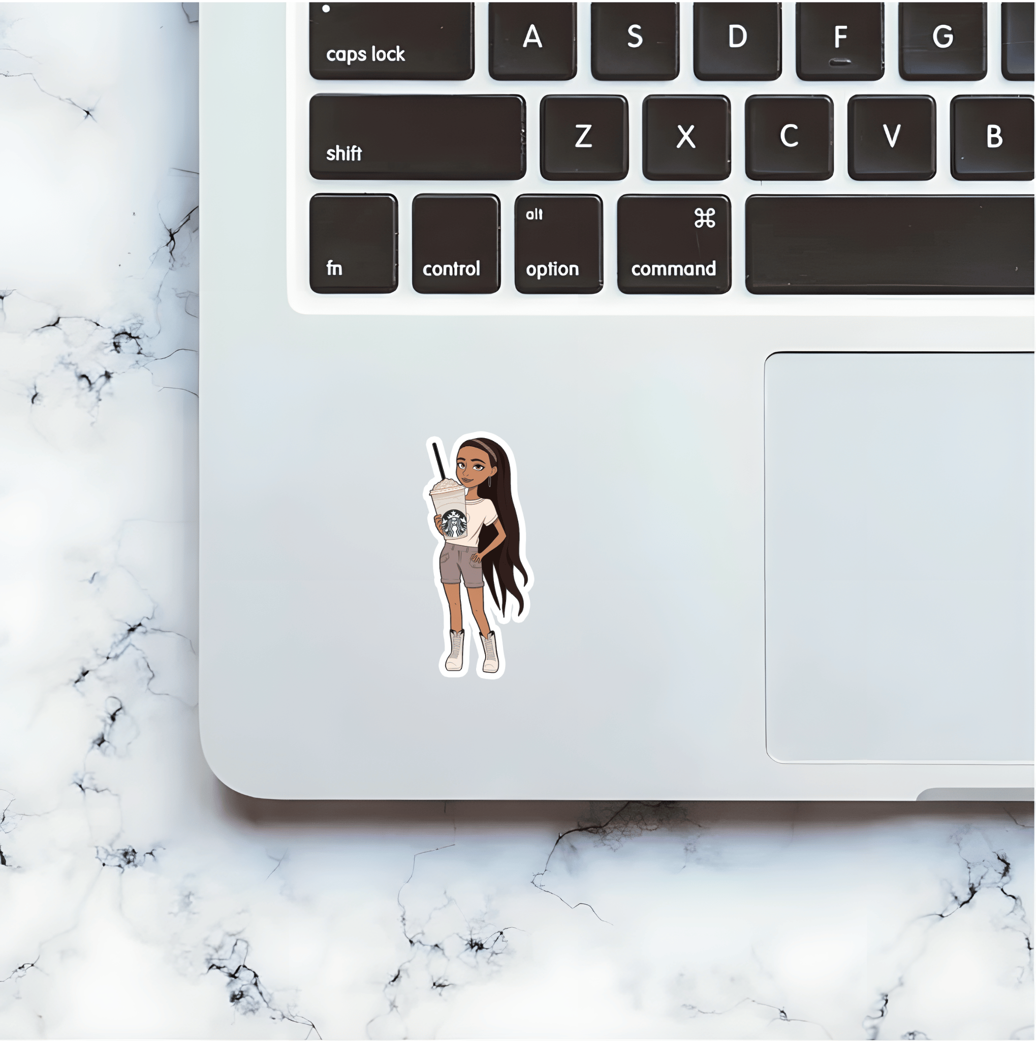 Coffee Girl - Reign as the Java Queen sticker