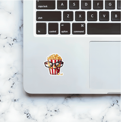 Popcorn - Crunch into the excitement of popcorn time sticker