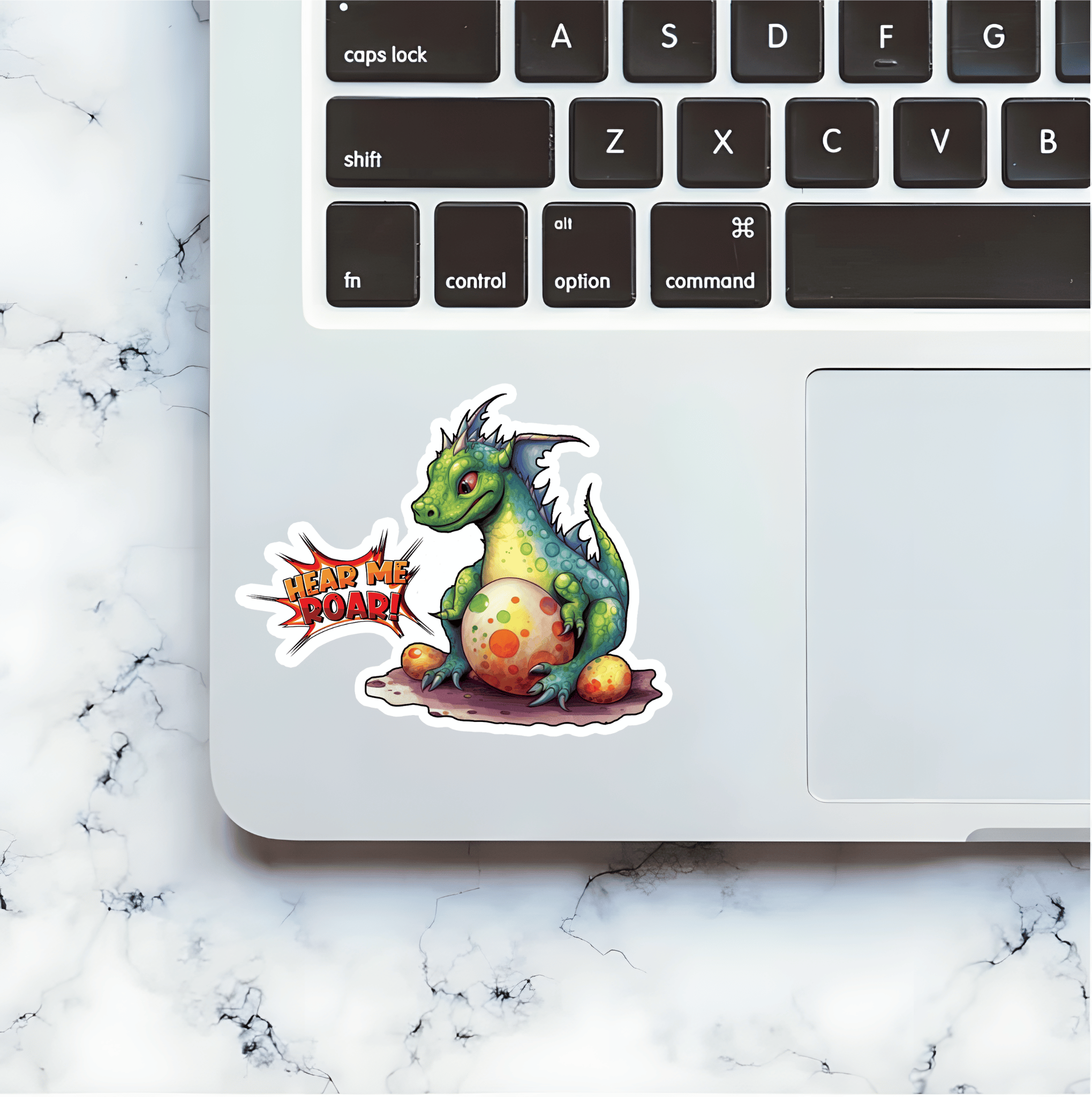 Dragon - Hear me roar in the world of fantasy sticker