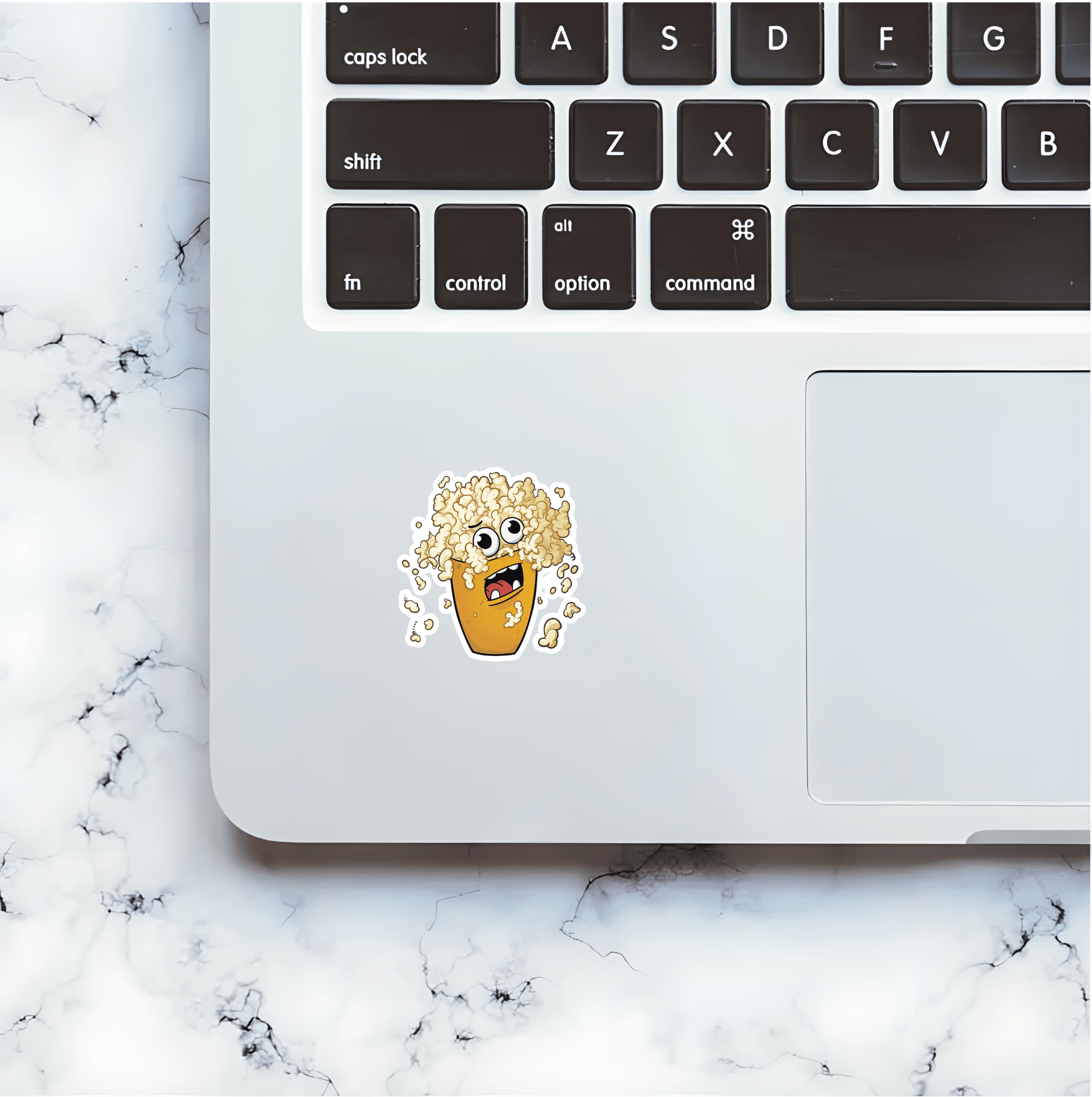 Popcorn - Keep calm and crunch on sticker