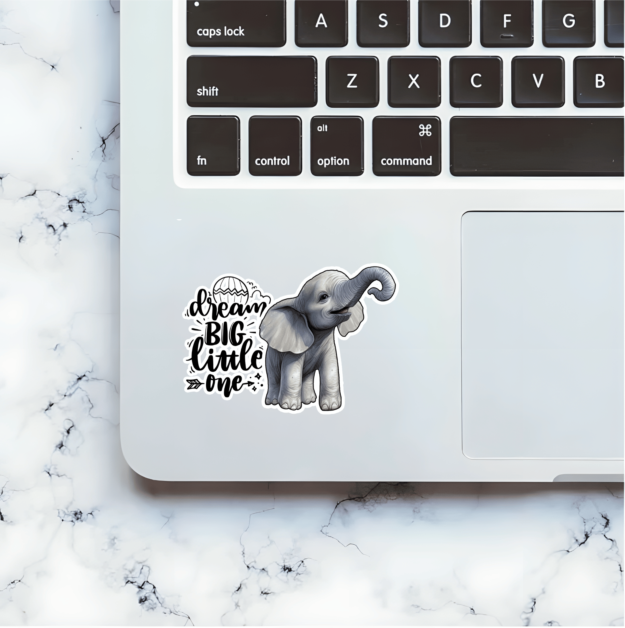 Baby Elephant - Dream big, little one sticker