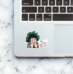 Heroic Heartbeats - Midoriya Stickers