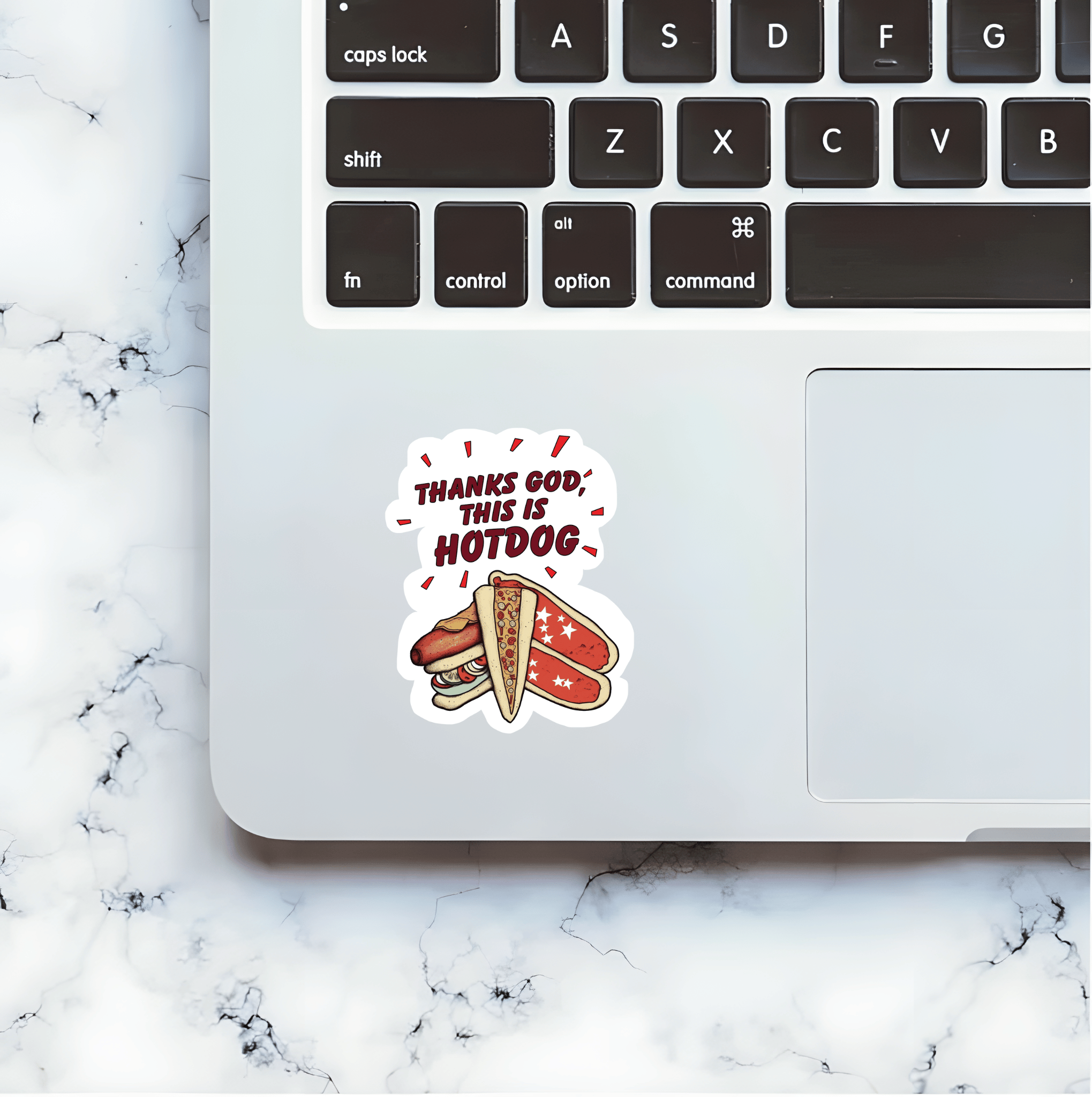 Heavenly Frankfurter - Grateful Hot Dog Stickers