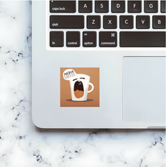 Coffee - Prioritizing the fuel of life sticker