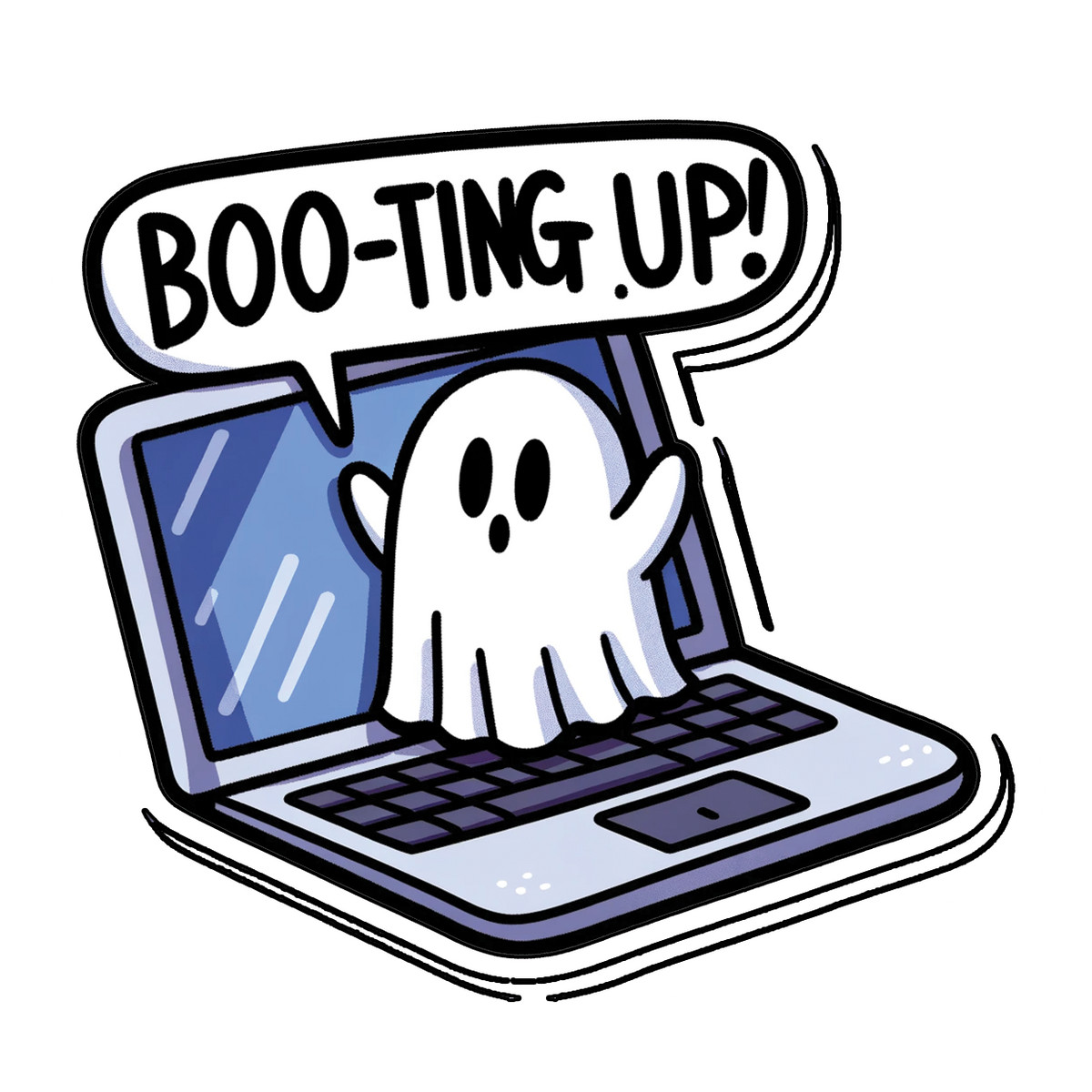 Digital Phantom: The Haunting of the Laptop Ghost