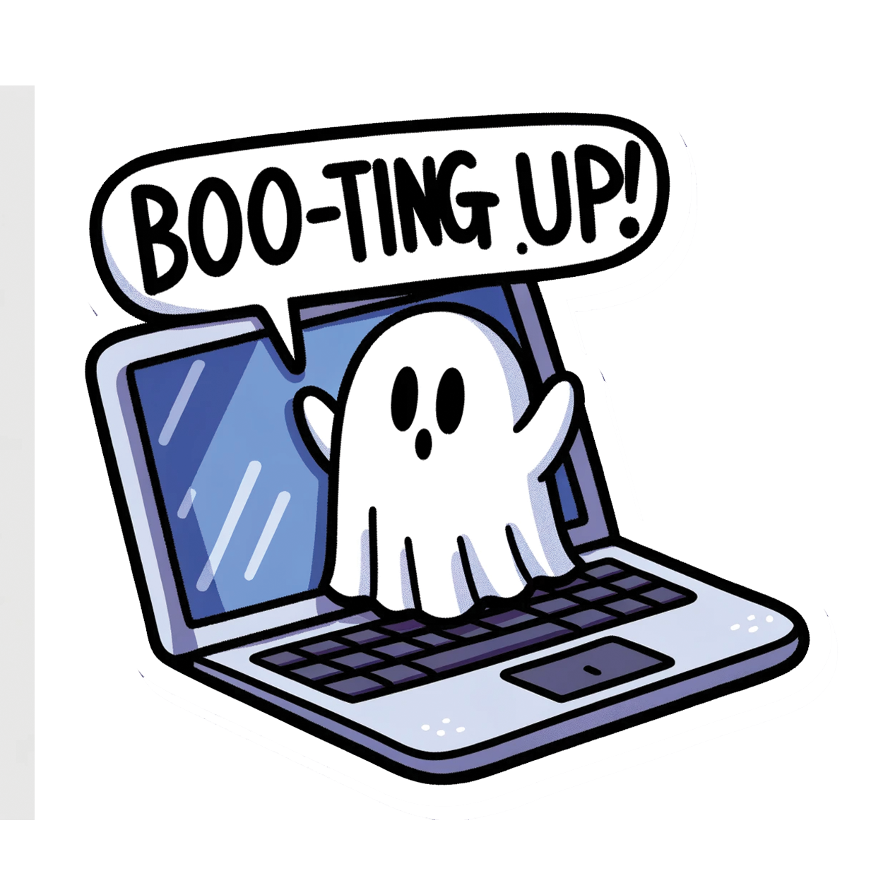 Digital Phantom: The Haunting of the Laptop Ghost