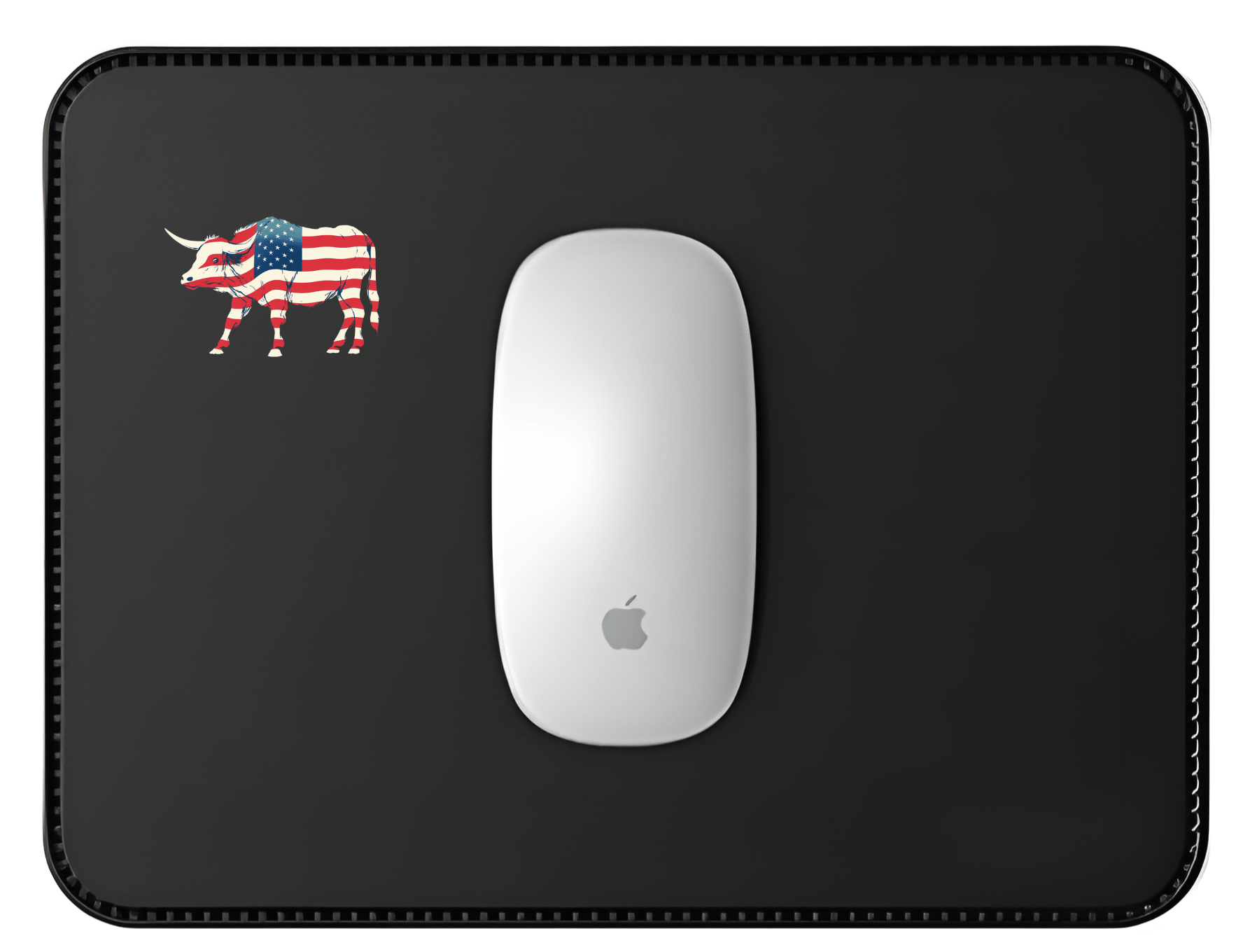 Patriotic Bovine - Wall Street Cow Stickers