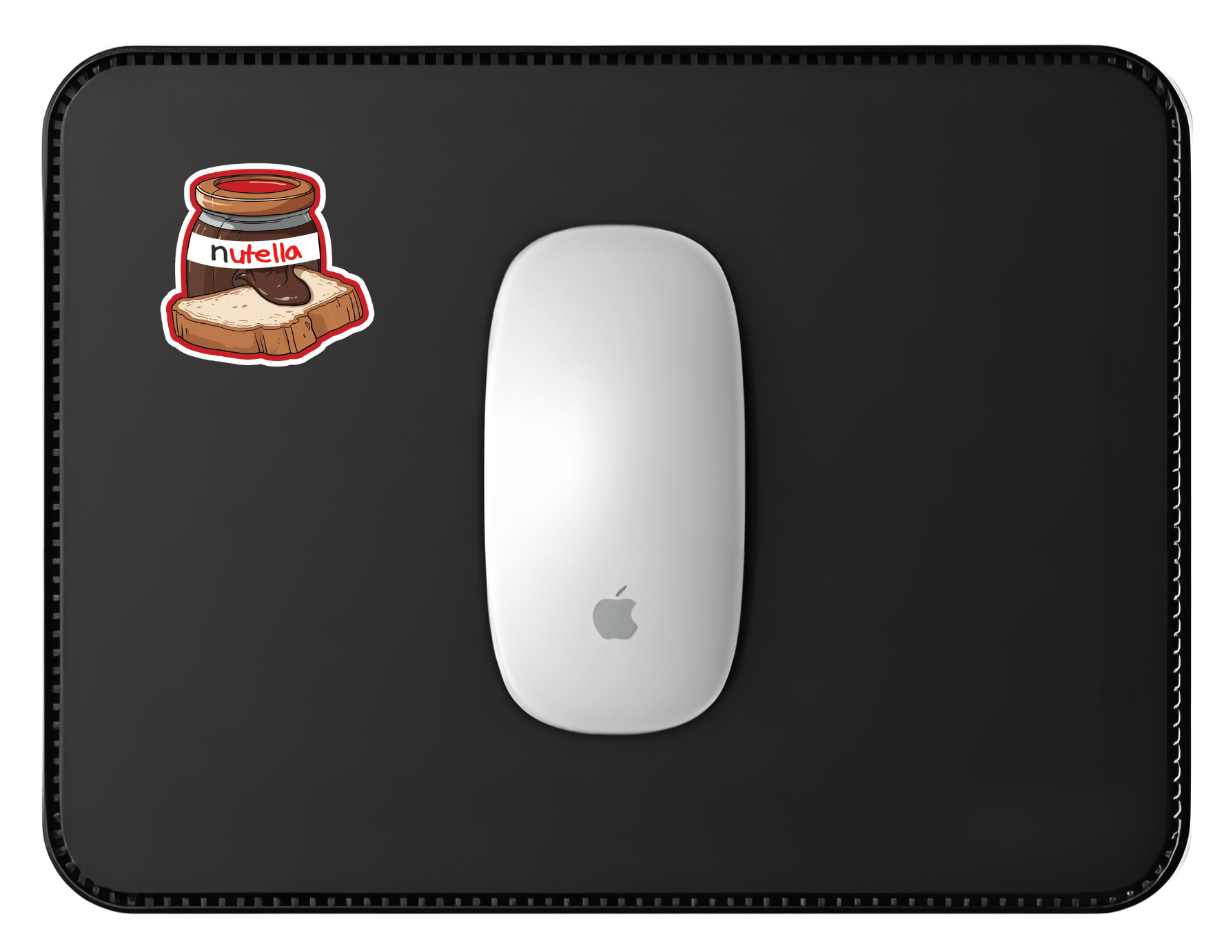 Nutella and Slice - Indulge in the comfort of Netflix, Nutella, and naps sticker