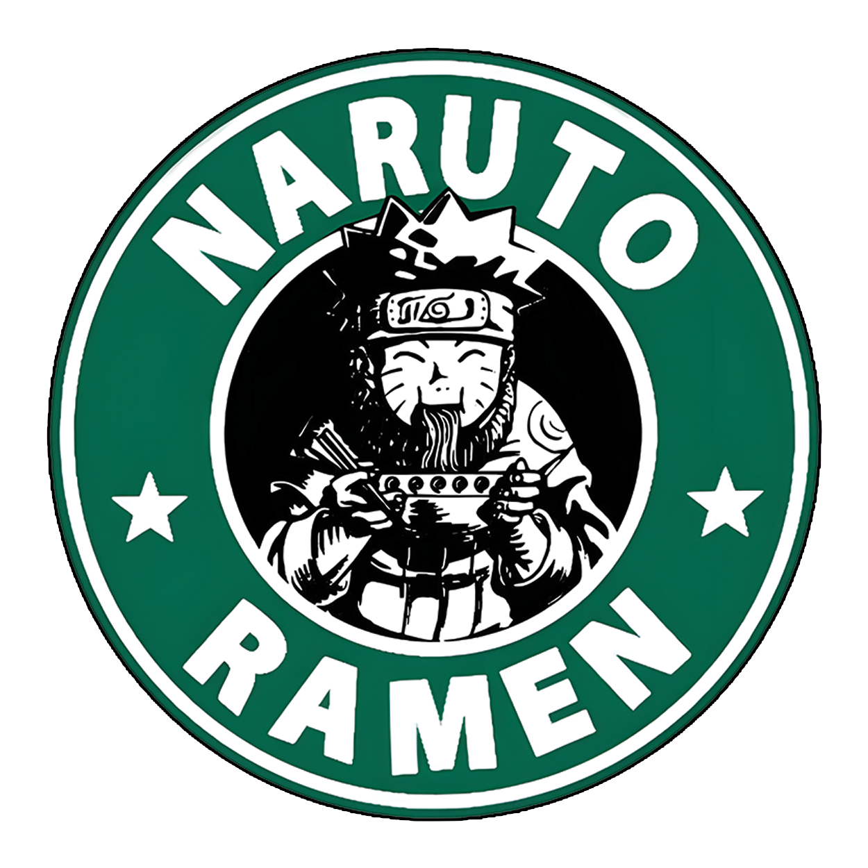 Ninjutsu Noodles - Naruto Ramen Stickers