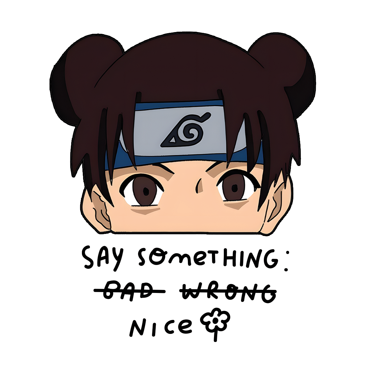 Ninja Spirit - Naruto girl Stickers