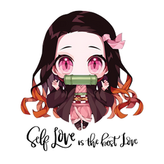 Cherished Reflections - Nezuko-chan Stickers