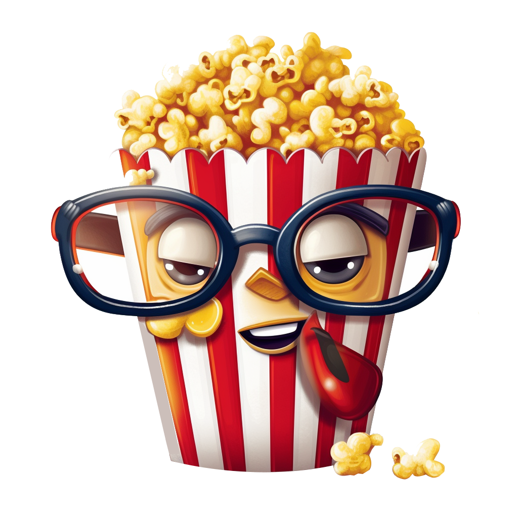 Popcorn - Crunch into the excitement of popcorn time sticker