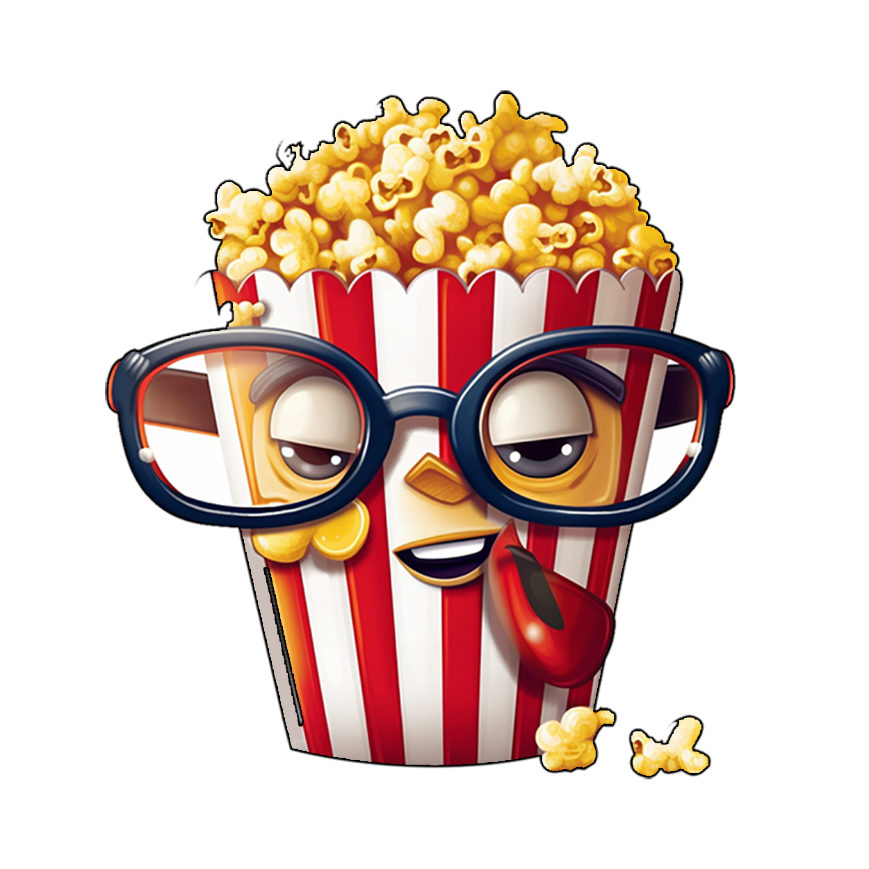 Popcorn - Crunch into the excitement of popcorn time sticker