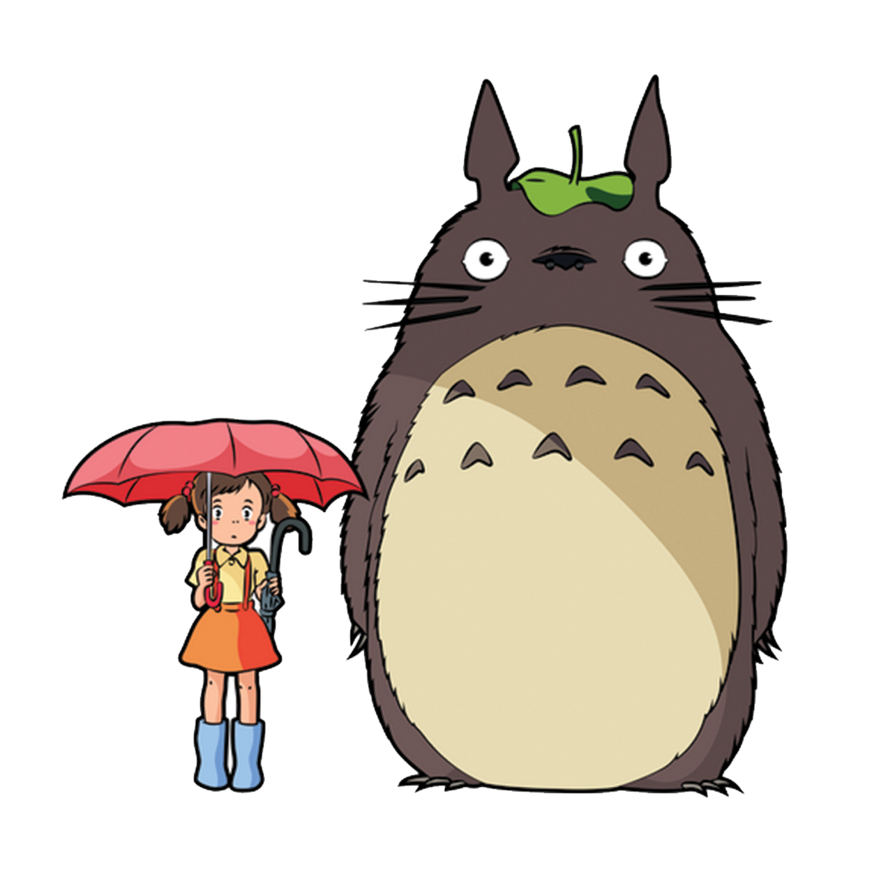 Totoro and Mei Kusakabe - Experience the magical bond sticker